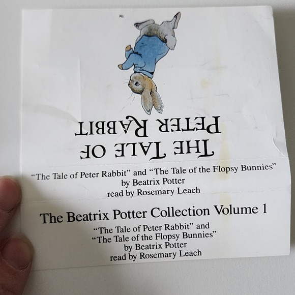 Peter Rabbit Cassette Tape Story Audiobook Beatrice Potter Flopsy Bunnies 1987 - Picture 6 of 16